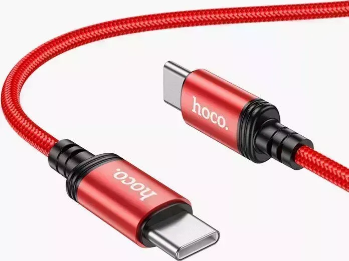 Кабель HOCO (6931474784391) X89 Wind Type-C (m) - Type-C (m) 1.0m - красный