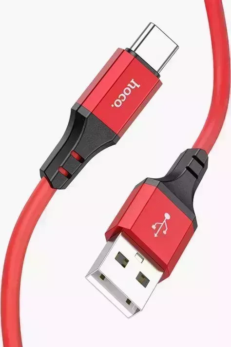 Кабель HOCO (6931474778000) X86 Type-C (m) 1.0m - красный