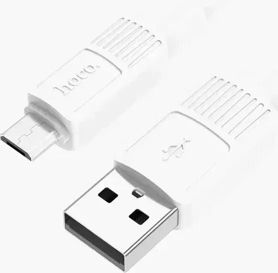 Кабель HOCO (6931474770998) X84 Solid MicroUSB (m) 1m - белый