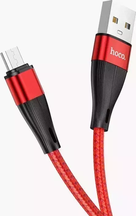 Кабель HOCO (6931474741431) X57m USB (m)-microUSB (m) 1.0м - красный -micro -