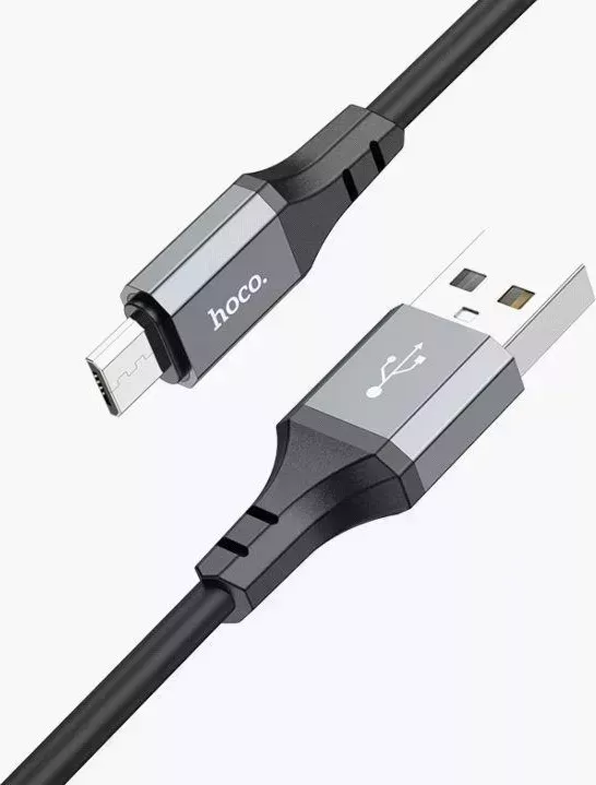 Кабель HOCO (6931474777959) X86 Spear MicroUSB (m) 1m - черный