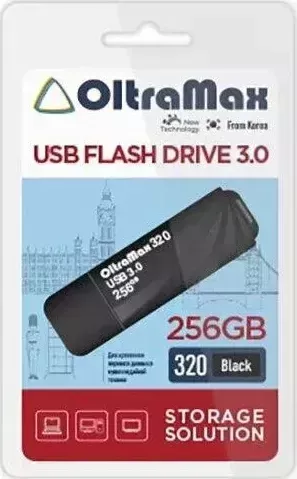Флеш-накопитель OLTRAMAX OM-256GB-320-Black USB 3.0 флэш-накопитель