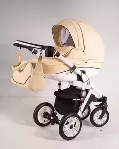 Коляска 2 в 1 Kajtex 2 в 1 Nawi plus Eco, 02 бежевый