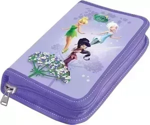 Пенал Disney Феи с наполнением 9предм., односекционный,42505109