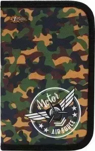 Пенал №1 School Military односекционный, ткань, 190x115 см