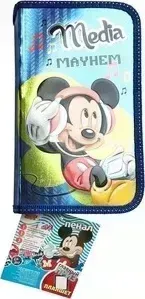 Пенал Микки Маус Disney 1 отд, с наполнением, 42505106