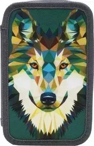 Пенал №1 School Wolf inside двухсекционный, ткань, 190x115 см