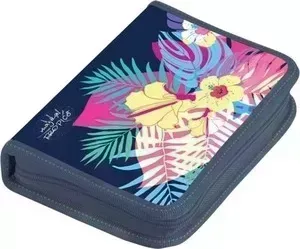 Пенал Limpopo Magical Tropics 1 отд, с наполнением, 19x11x2см, 42501791