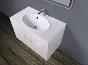 Тумба под раковину BELBANGO Onda 90x50 Bianco Lucido (ONDA-900-2C-SO-BL) BelBagno