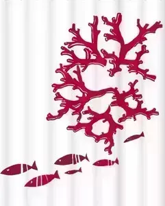 Штора для ванной LEMARK Red reef (C1820T008)
