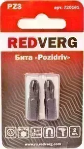 Бит REDVERG Pz 3х25 2 шт (720161)