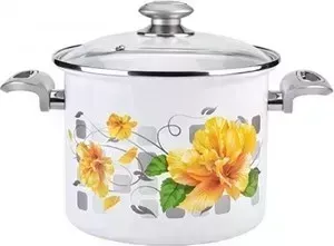 Кастрюля эмалированная Laurel 5.5 л Life in flowers (L93117LiF)