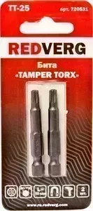 Бит REDVERG Torx Tamper 25х50 2 шт (720531)