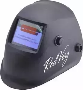 Маска сварочная REDVERG диапазон регулирования до 16 DIN (RD-WM 505 АСФ 500S) Сварочная маска 16