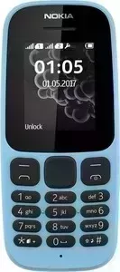 Мобильный телефон Nokia 105 (2017) Dual Sim Blue