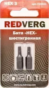 Бит REDVERG HEX 3x25 2 шт (720341)