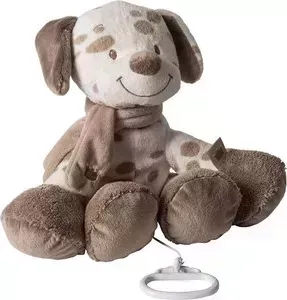 Игрушка мягкая Nattou Musical Soft toy (Наттоу Мьюзикал Софт Той) Max, Noa Tom Собачка музыкальная 777063