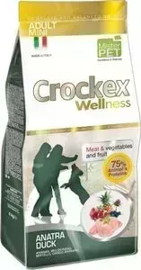 Сухой корм Crockex Wellness Adult Mini Duck Meat Vegetables Fructs с уткой и рисом для собак мелких пород 2кг (MCF2802)