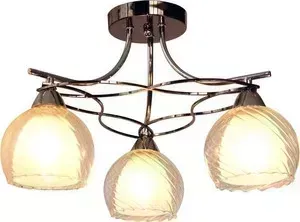 Потолочная люстра IDLamp 873/3PF-Darkchrome