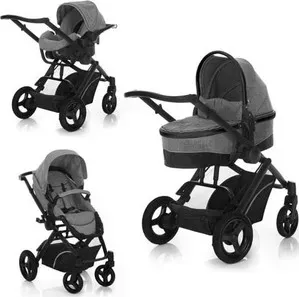 Коляска 3 в 1 HAUCK 3 в 1 Maxan 4 Trioset (melange grey)
