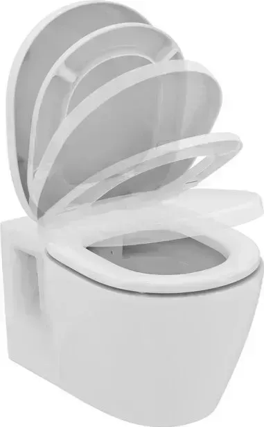 Унитаз Ideal Standard Connect безободковый , глубокий смыв, 54см. крышка отдельно, EuroWhite (E814901)