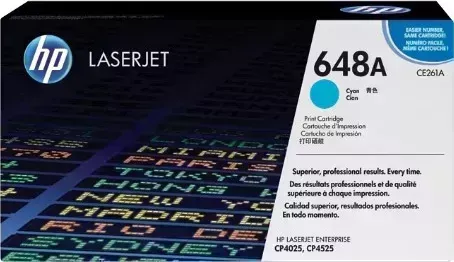 Расходный материал для печати HP CE261A (648A) голубой