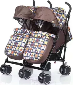 Коляска трость BABYHIT - для двойни BabyHit Twicey - Коричневая