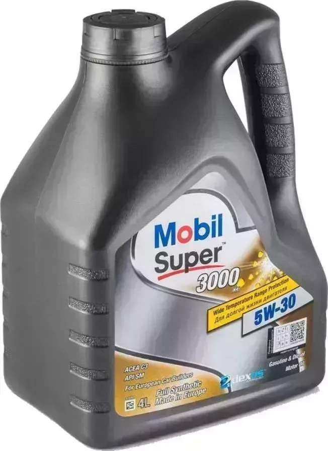 Масло синтетическое Mobil Super 3000Х1 Formula FE5W30SL/CFA5/B5синт.4л () //R Прочее М\ (152564)