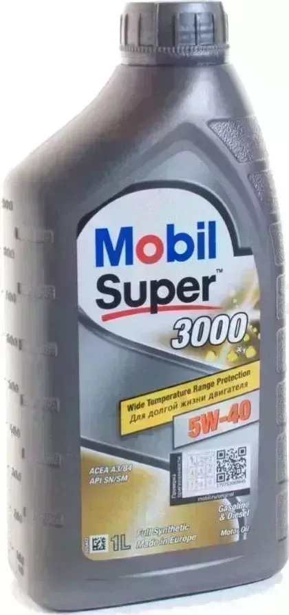 Масло синтетическое Mobil Super 3000Х15W40SN/CFA3/B4синт.1л () //R Прочее М\ (152567)