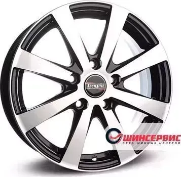 Диск автомобильный Tech Line 634 R16 / 6.0J PCD 4x114.3 ET 45.00 ЦО 67.10