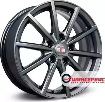 Диск автомобильный Alcasta M61 R17 / 7.0J PCD 5x114.3 ET 45.00 ЦО 66.10
