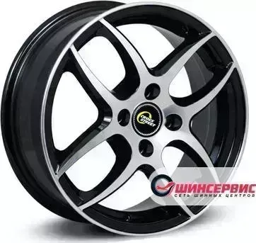 Диск автомобильный Cross Street CR-18 R15 / 6.0J PCD 4x100 ET 48.00 ЦО 54.10