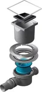 Душевой трап PESTAN Black Glass 2 150 мм (13000090)