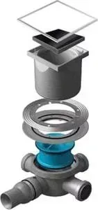 Душевой трап PESTAN Black Glass 3 150 мм (13000091)