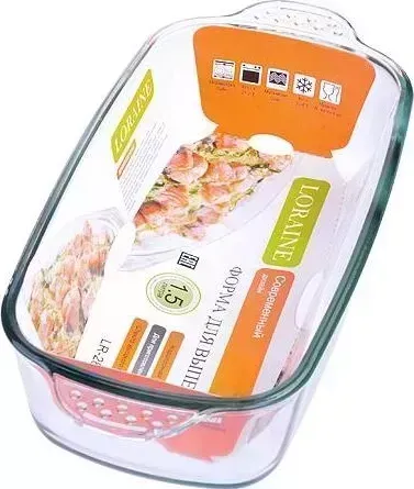 Форма для выпечки LORAINE 28694 1,5 л стекло