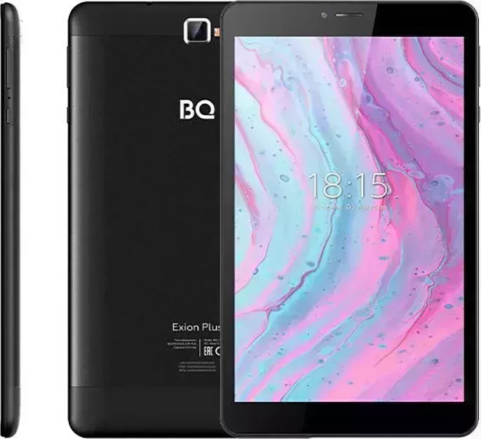 Планшет BQ 8077L Exion Plus SC9863A (1.6) 8C RAM3Gb ROM32Gb 8" IPS 1280x800 3G 4G Android 10.0 черный 8C 8" 3G 4G