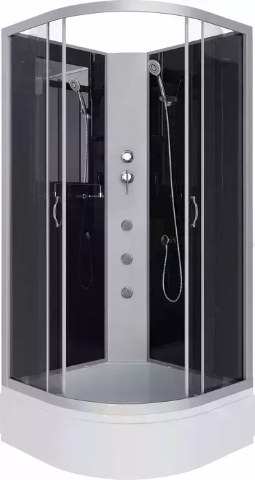 Душевая кабина Niagara NG-3502-14BKG 100х100х200