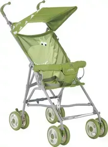 Коляска трость Geoby 05D202A-F - Салатовый с динозавром
