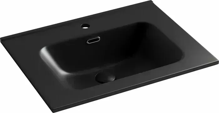 Раковина мебельная Ceramica Nova Element 60х48 черная матовая (CN7001MB)
