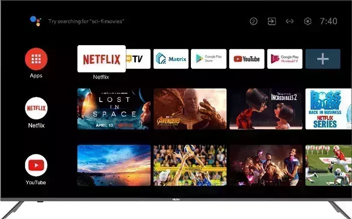 Телевизор Haier 75 SmartTV S1 (75", 4K, SmartTV, Android, WiFi) 75 S1 ,