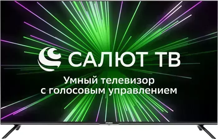 Телевизор Hyundai H-LED50BU7000 Салют ТВ Frameless черный