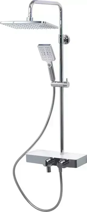 Душевая система Wasserkraft с термостатом, хром/белый (A11301 Thermo)