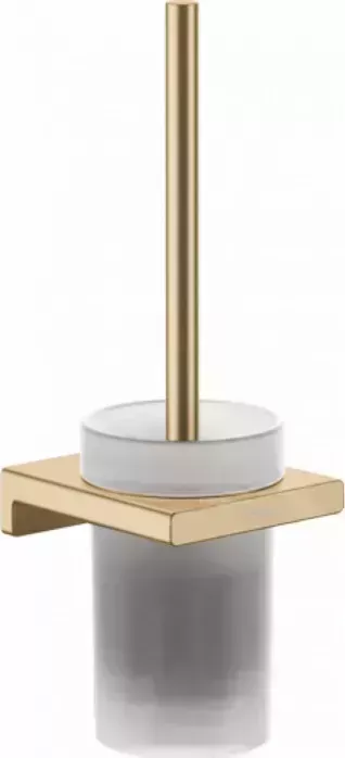 Ершик Hansgrohe для унитаза AddStoris шлифованная бронза/матовое стекло (41752140)