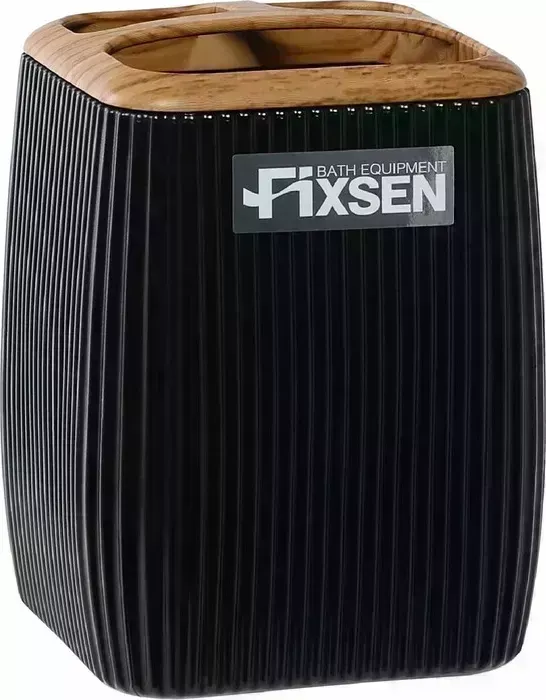 Стакан Fixsen Black Wood черный/дерево (FX-401-3)