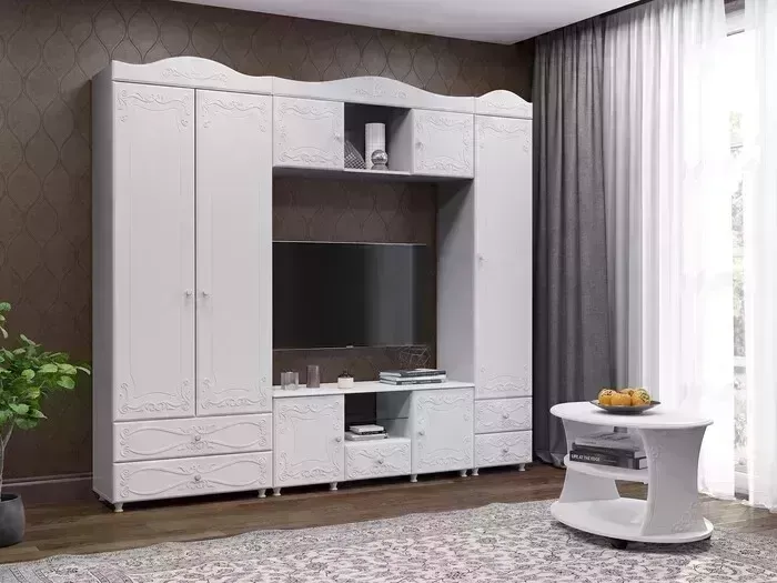 Гостиная Олимп Италия-1 (ИТ-13+ИТ-25+ИТ-44+ИТ-30)