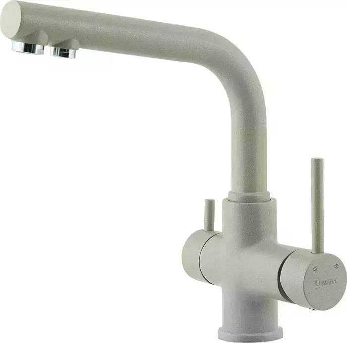 Смеситель для кухни LEMARK Comfort с подключением к фильтру, грей (LM3061PGR)