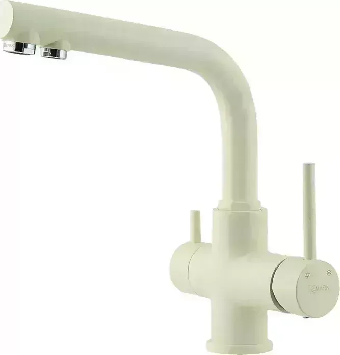 Смеситель для кухни LEMARK Comfort с подключением к фильтру, шампань (LM3061PSH)