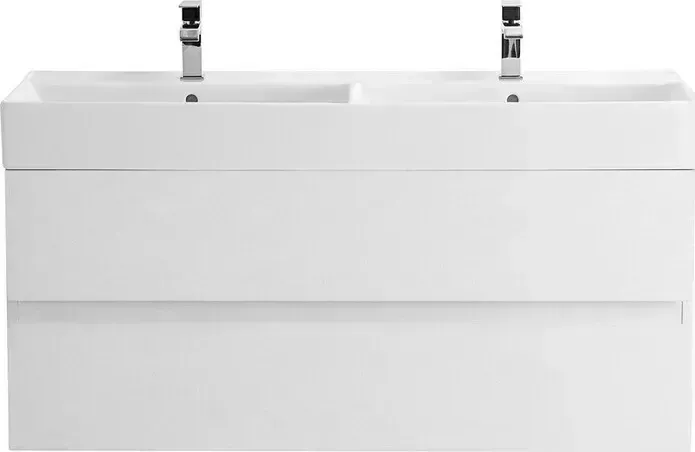 Тумба с раковиной CEZARES с Molveno 46 120х46 Bianco Ghiaccio (MOLVENO 46-120-2C-SO-2-BG, CZR-MIL-120-2-LVB)