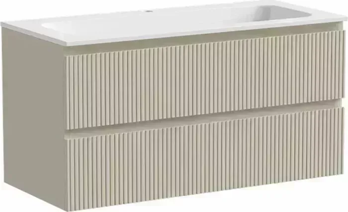 Тумба с раковиной Sancos с Snob T 100х45 Beige Soft (SNT100CE, CN7013)