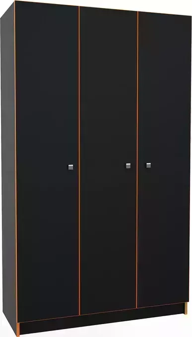 Шкаф МДК 3х створчатый Black Оранж (BL - СК3О)